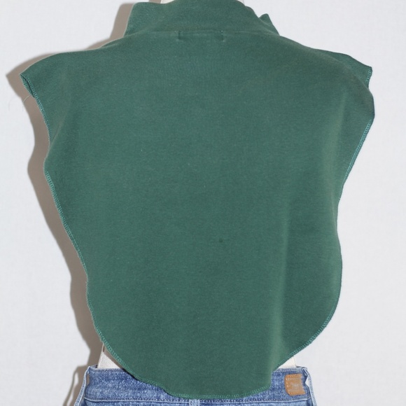 Laura Garyle Green Cotton Crop Top - Picture 8 of 11